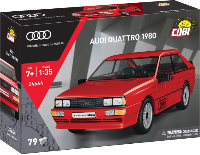 Cobi Audi Quattro 1980 costruzioni 1:35 (79 pezzi)