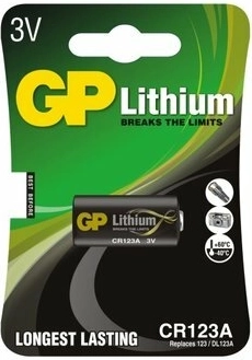 Batteria al litio GP CR123