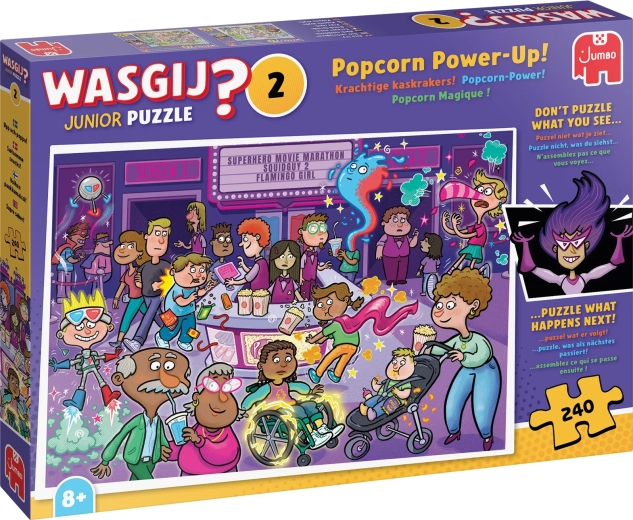 Jumbo Wasgij Junior 2: Bonus popcorn! puzzle da 240 pezzi