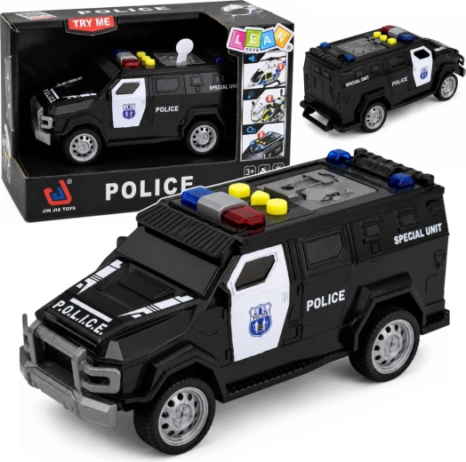 Veicolo radiocomandato speciale della polizia con luci e suoni 15 cm - 1 pezzo