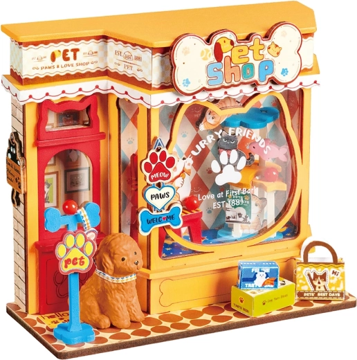 RoboTime puzzle 3D in legno DIY miniatura casetta Zverimex