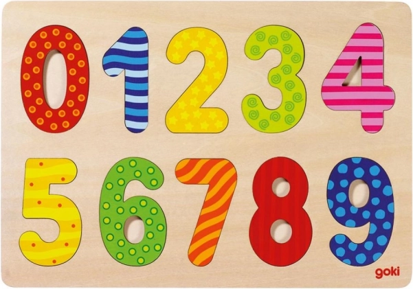 Puzzle con numeri 0-9