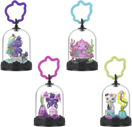 Monster High portachiavi con animaletto nel dome – mini figurina da collezione