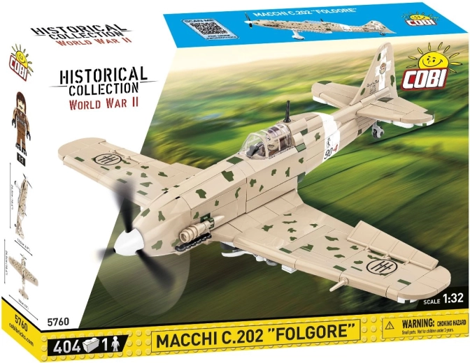 Cobi Macchi C.202 Folgore kit di costruzione aereo 1:32 - 1 pezzo