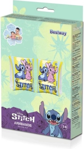 Braccioli gonfiabili DISNEY STITCH 23 × 15 cm per bambini 3–6 anni
