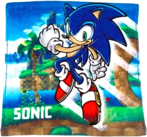 Asciugamano viso Sonic - 1 pezzo