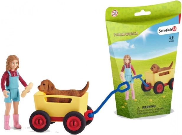 Schleich Farm World carretto per cane