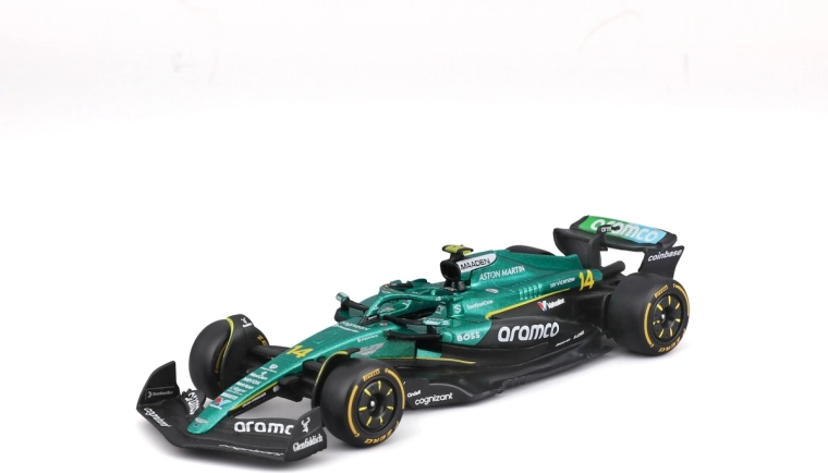 Modello F1 Bburago Aston Martin AMR25 2025 Fernando Alonso 1:43