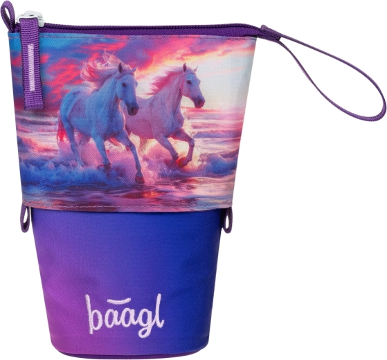 Baagl astuccio scolastico Pastelkovník Cavalli Cuore GRS