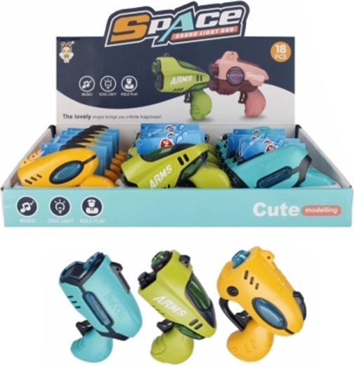 Pistola spaziale con suoni e luci