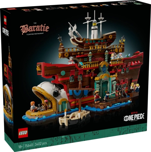 Lego One Piece ristorante galleggiante Baratie – modello da collezione per adulti