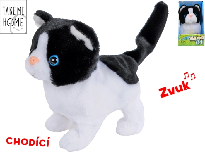 Gatto di peluche interattivo Take Me Home 15,5 cm