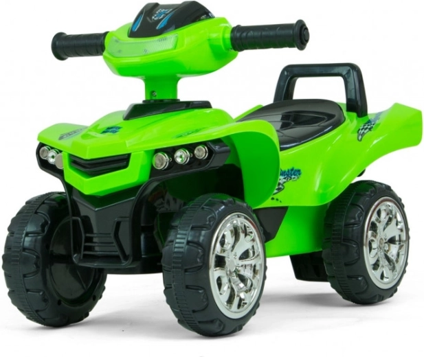 Bicicletta senza pedali per bambini con suoni quad MILLY MALLY Monster, verde