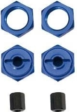 Jamara adattatore 17/12 mm 1:8 su 1:10 in alluminio anodizzato con dado esterno (2 pz)