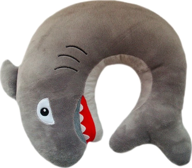 Poggiatesta da viaggio a forma di squalo per bambini