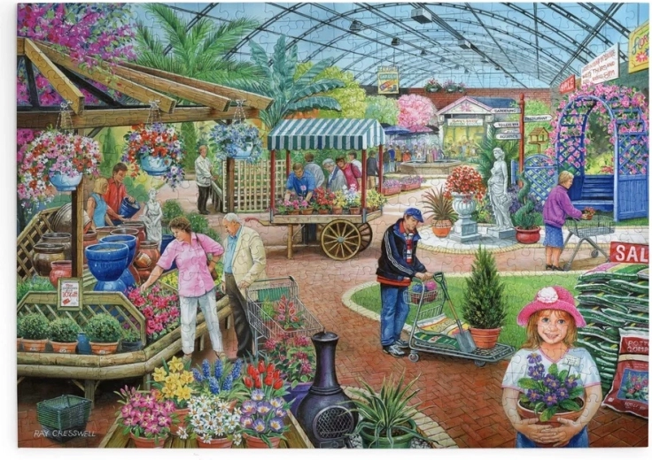 Puzzle HOP Mercato dei fiori, 500 pezzi