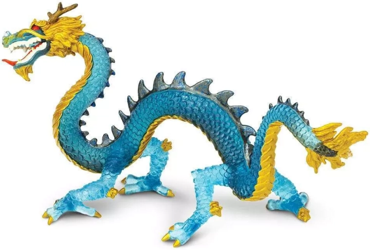 Safari Ltd. statuina drago cristallo blu - 1 pezzo