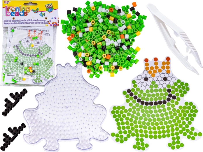 Perline da stirare – sagoma rana magica con corona