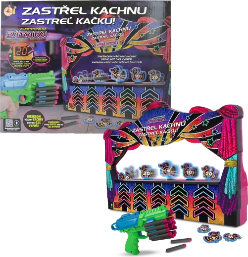 Gioco elettronico Tiro al bersaglio con anatre Hyper Neon