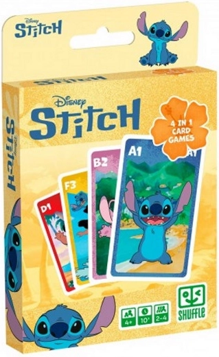 Gioco di carte 4 in 1 DISNEY STITCH
