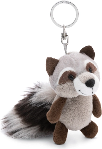 Portachiavi di peluche procione Lenno 10 cm NICI Green