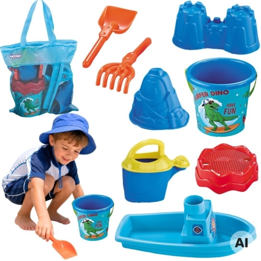 Woopie set per sabbia e acqua con barca e borsa - 1 pezzo