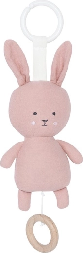 Jabadabado coniglietto giocattolo musicale tessile rosa