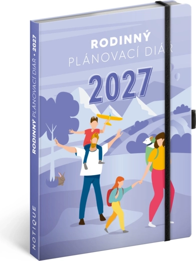 Agenda familiare Notique per genitori 2027, 15 × 21 cm