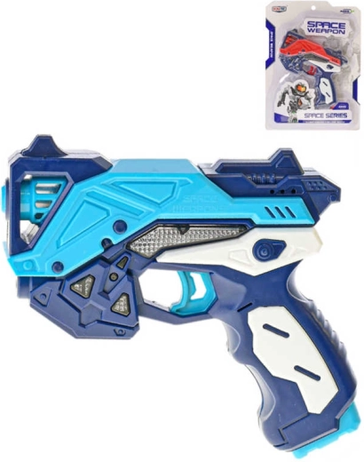 Pistola spaziale per bambini con luce e suono 17 cm - 1 pezzo