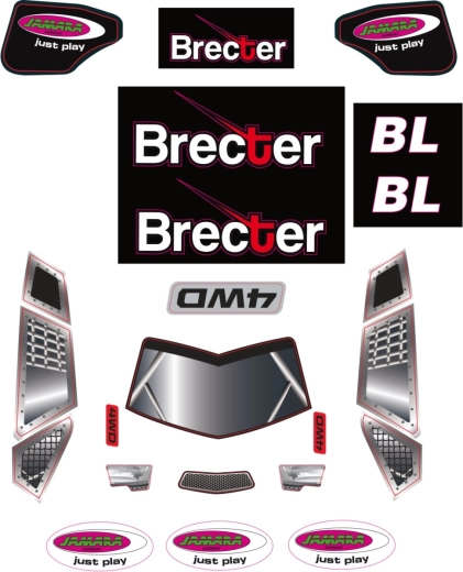 Set di decalcomanie Brecter - 1 pezzo