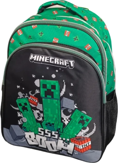 Zaino scolastico Minecraft Creeper verde 42 cm