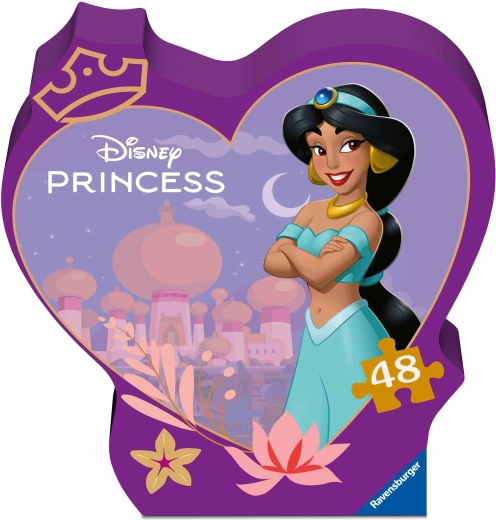 Puzzle Ravensburger Jasmine in confezione regalo sagomata, 48 pezzi