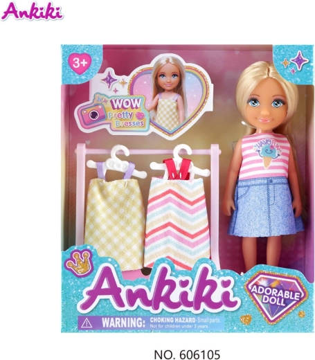 Bambola Ankiki con guardaroba