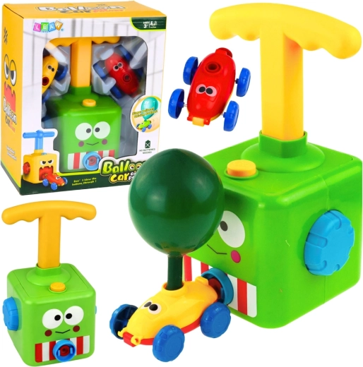 Pista a razzo con palloncino – kit educativo per bambini Rana