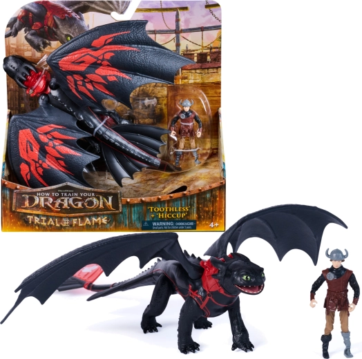 Spin Master How to Train Your Dragon figure Sdentato e Hiccup
