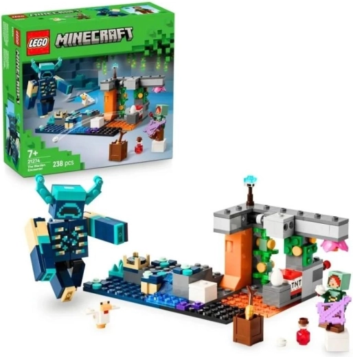 Lego minecraft incontro con il guardiano