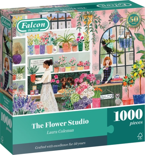Puzzle Falcon Studio floreale 1000 pezzi