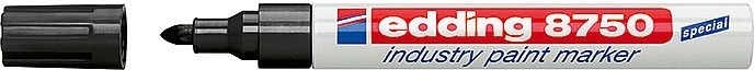Marcatore laccato industriale Edding 8750 nero