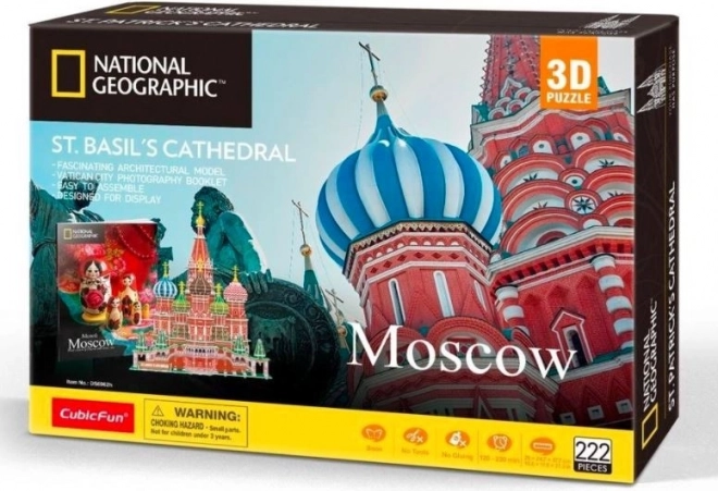 Puzzle 3D CubicFun National Geographic della Cattedrale di San Basilio, 224 pezzi
