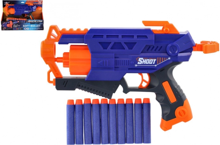 Pistola a proiettili in schiuma per bambini