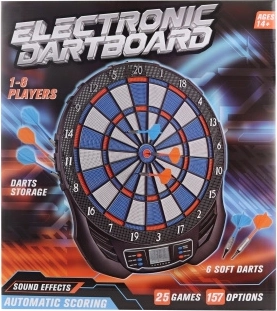 Bersaglio elettronico con freccette e contapunti 47 cm