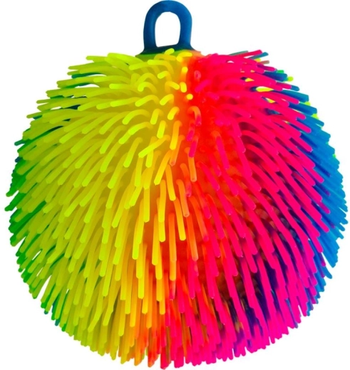 Pallina sportiva pelosa tricolore con luce