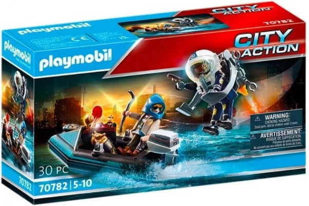 Playmobil City Action Jetpack della Polizia: Arresto del Ladro d'Arte