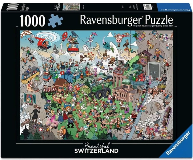 Puzzle Ravensburger Bellissima Svizzera 1000 pezzi