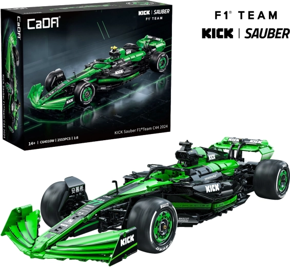 Set di costruzione CaDA auto da corsa F1 KICK SAUBER 1:8