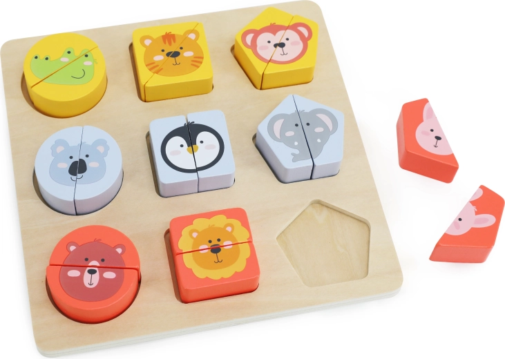 Babu puzzle in legno Safari per i più piccoli