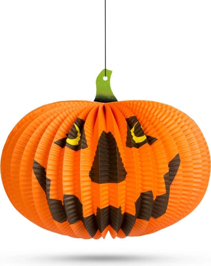Lanterna di Halloween sospesa a forma di zucca, 26 cm