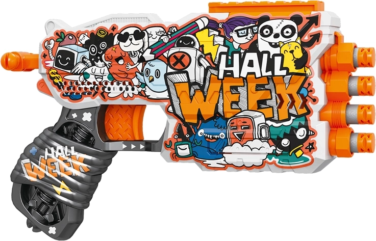 Pistola manuale Fast Pioneer con 12 proiettili morbidi