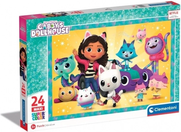 Maxi puzzle 24 pezzi La casa magica di Gabby