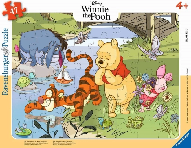 Winnie the Pooh scopre la natura puzzle 47 pezzi